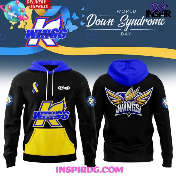 Kalamazoo Wings Down Syndrome Special Hoodie - InspirDG