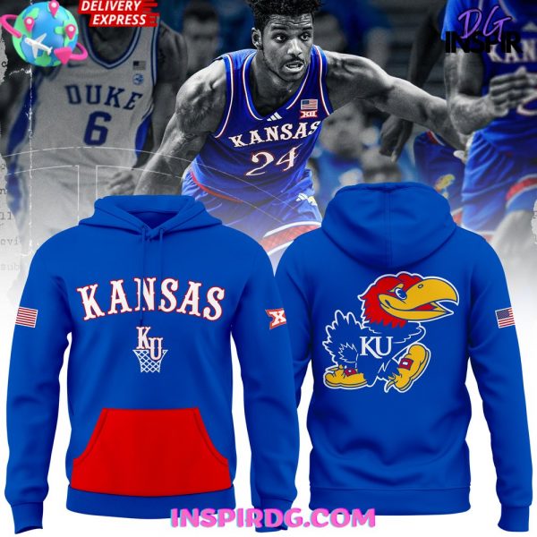 Kansas Jayhawks Basketball Pride Special Blue Hoodie
