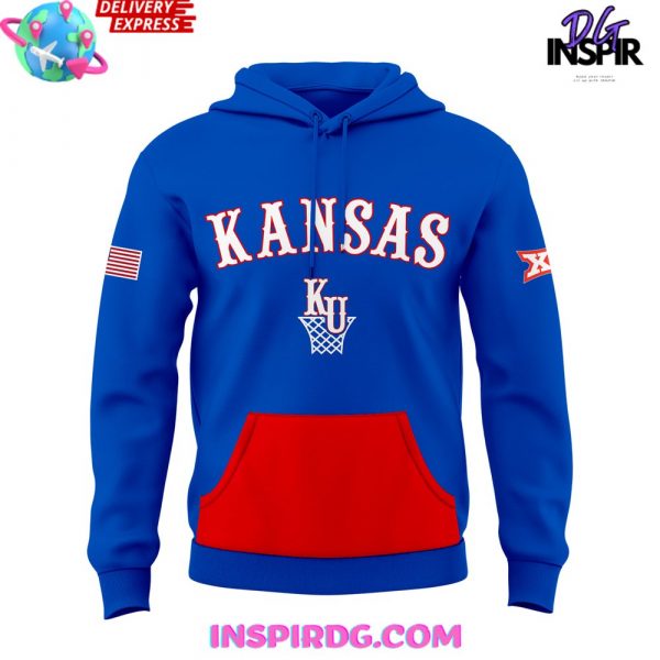 Kansas Jayhawks Basketball Pride Special Blue Hoodie