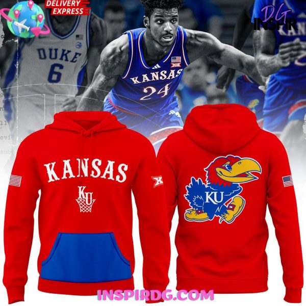 Kansas Jayhawks Basketball Pride Special Red Hoodie