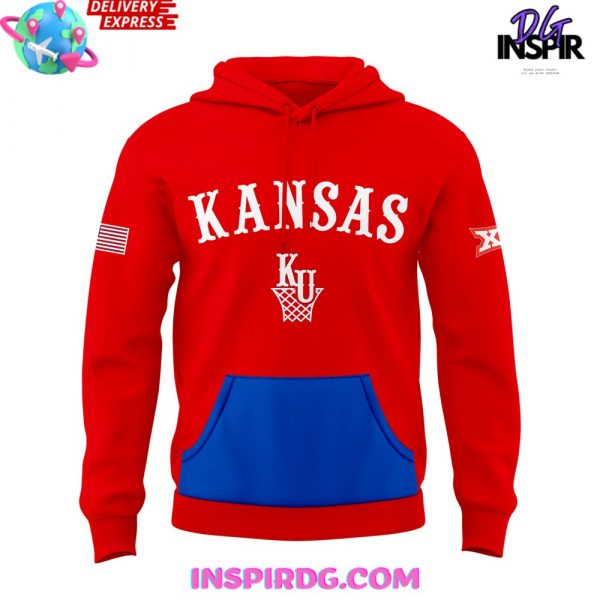 Kansas Jayhawks Basketball Pride Special Red Hoodie