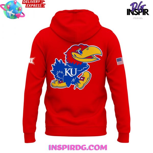 Kansas Jayhawks Basketball Pride Special Red Hoodie