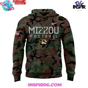 Missouri Tigers Football Military Appreciation 2024 Camo Hoodie