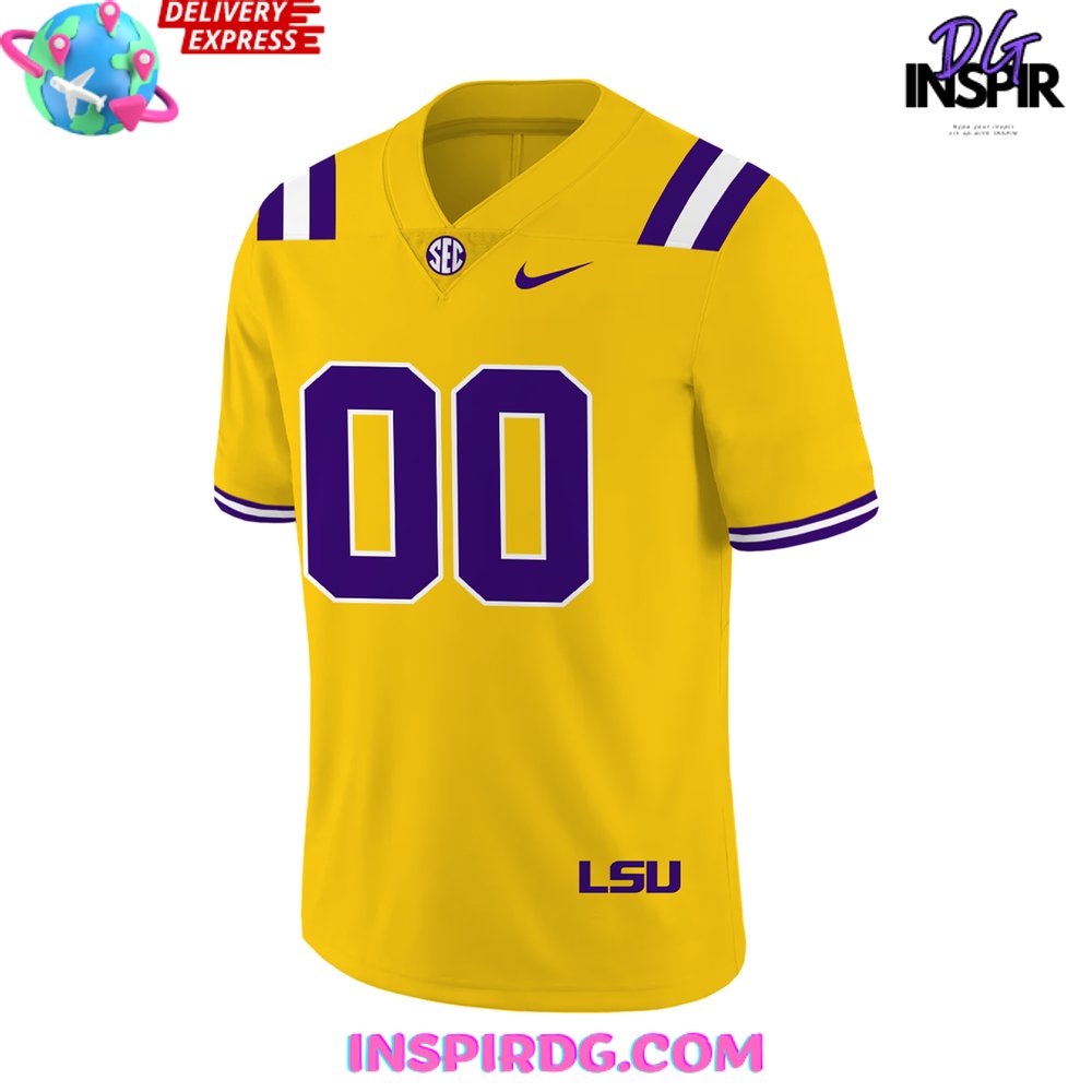 LSU Tigers Unveils New Gold Alternate Football Jersey InspirDG