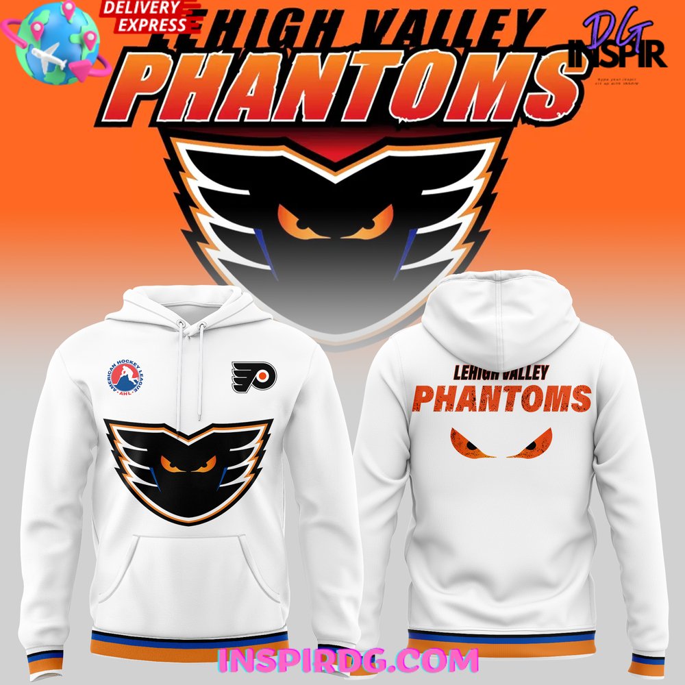 Lehigh Valley Phantoms American Hockey Special White Hoodie