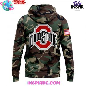 Ohio State Football Salute to Service Special Camo Hoodie