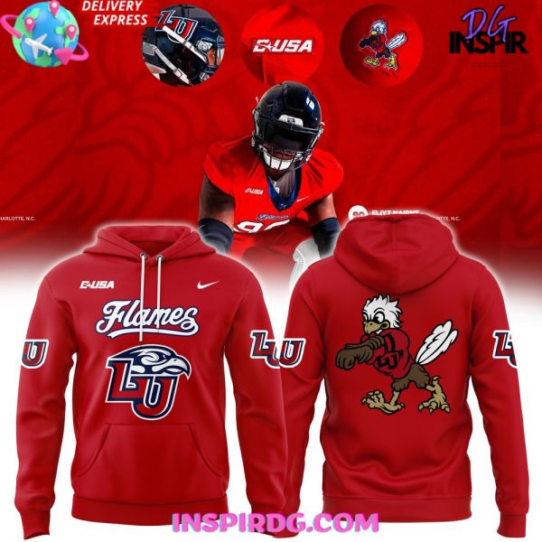 Liberty Flames Football Team Spirit Special Hoodie