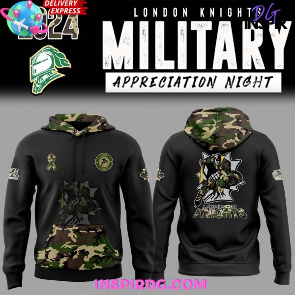 London Knights Military Appreciation Night 2024 Hoodie