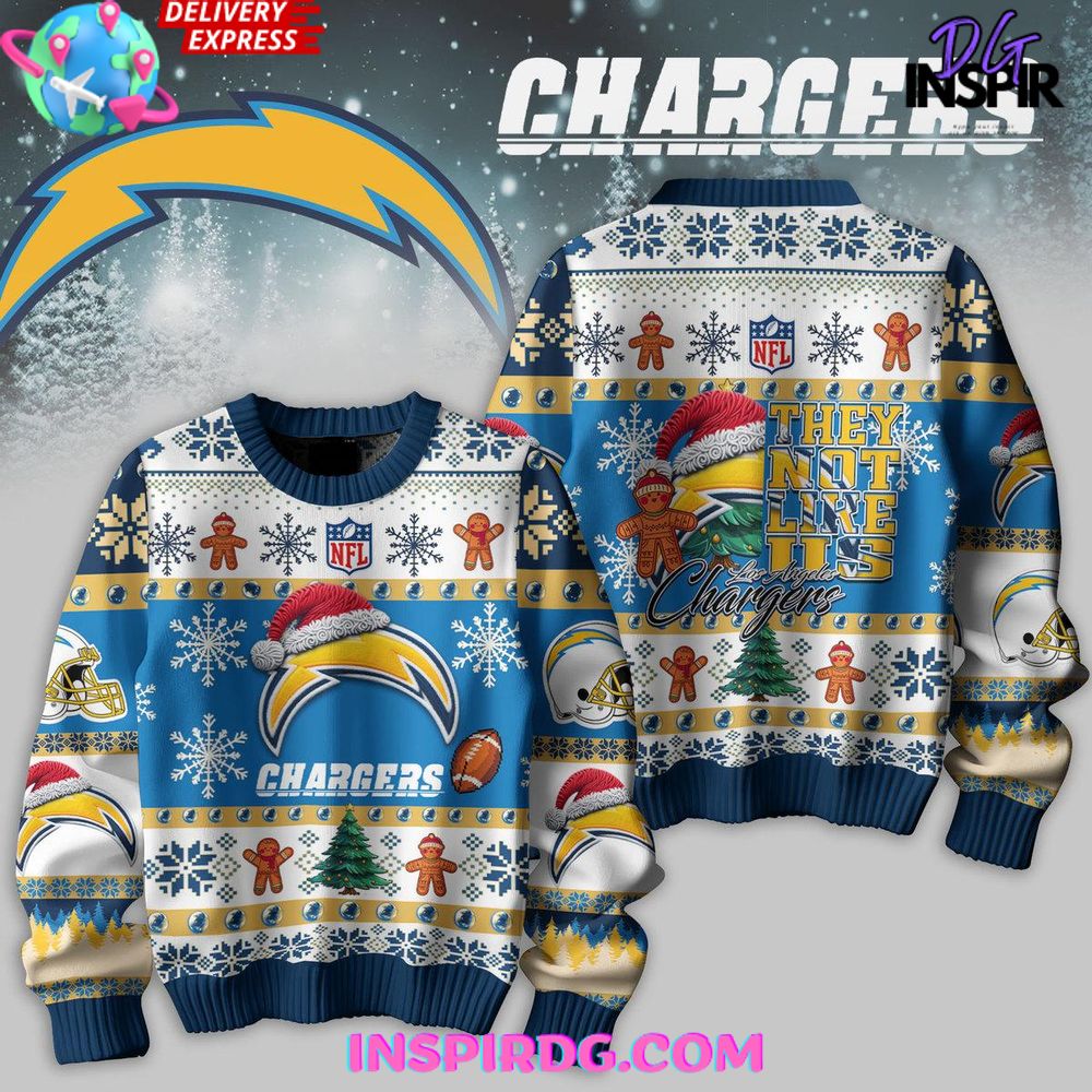 Chargers christmas sweater hotsell