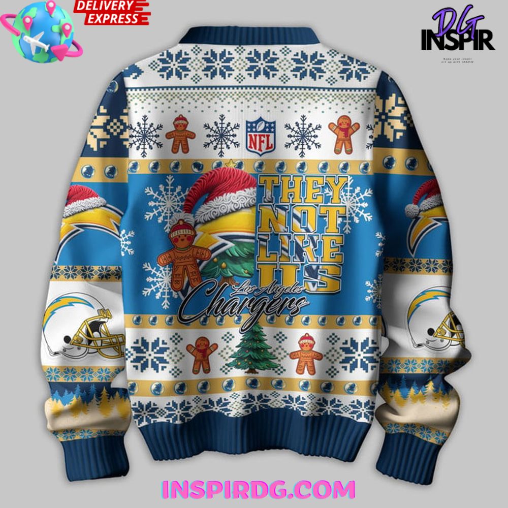 Los Angeles Chargers Christmas Special Ugly Sweater InspirDG