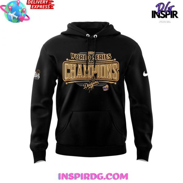 Los Angeles Dodgers 2024 World Series Champions Special Black Hoodie