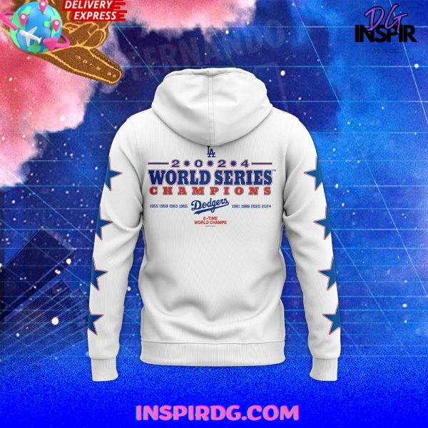 Los Angeles Dodgers 2024 World Series Victory Special Hoodie