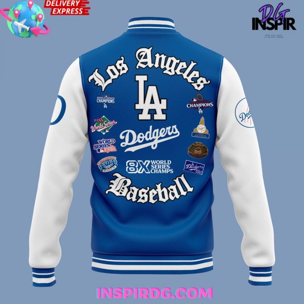 Los Angeles Dodgers 8-Time World Series Champions Special Blue Jacket