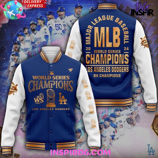 Los Angeles Dodgers 8X World Series Champion Special Edition Baseball Jacket