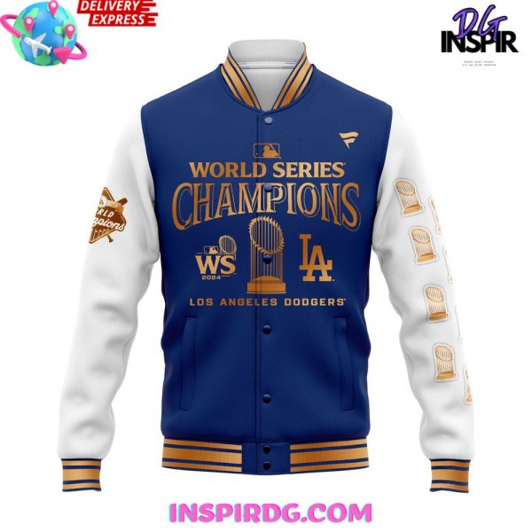 Los Angeles Dodgers 8X World Series Champion Special Edition Baseball Jacket