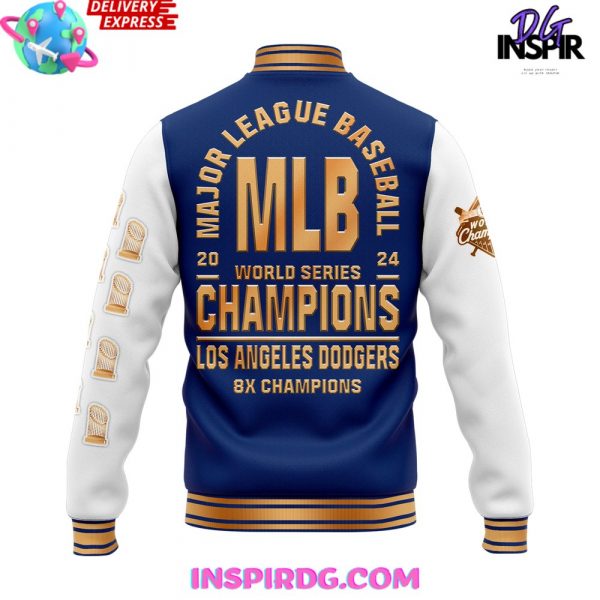 Los Angeles Dodgers 8X World Series Champion Special Edition Baseball Jacket