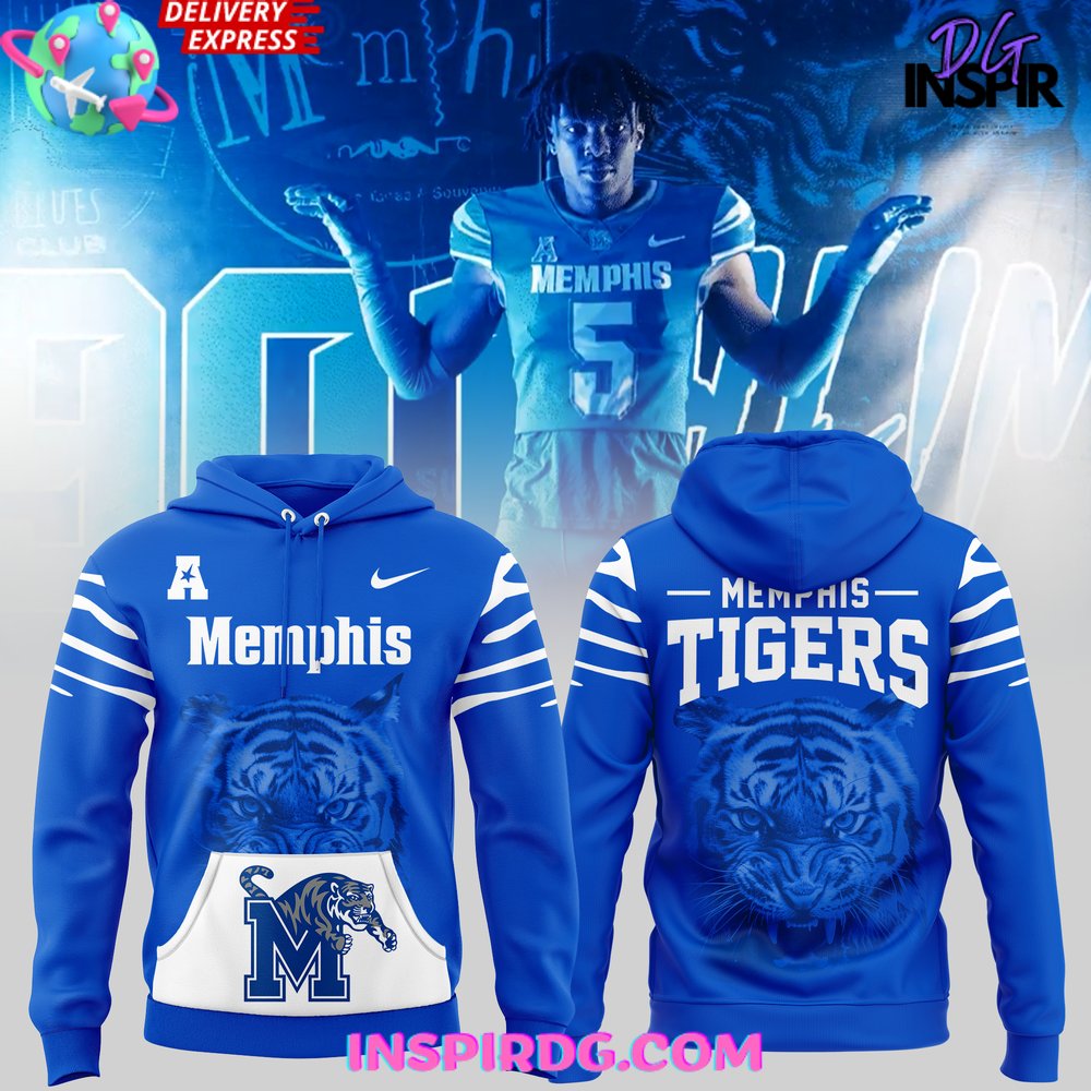 Memphis Tigers Bold Spirit Athletic 2024 Hoodie InspirDG