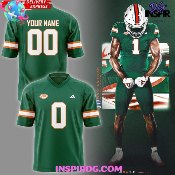 Miami Hurricanes Wkio Uniform Alternate Home Special Football Jersey