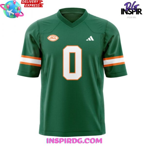 Miami Hurricanes Wkio Uniform Alternate Home Special Football Jersey