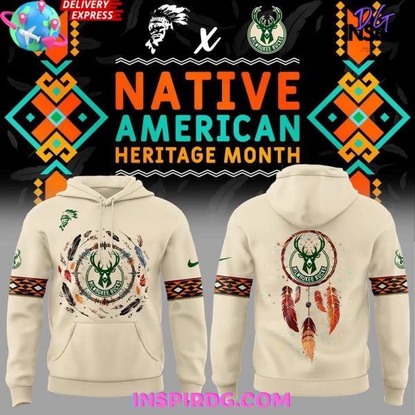 Milwaukee Bucks Native American Heritage 2024 Hoodie