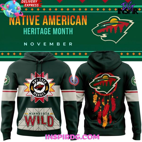 Minnesota Wild Native American Heritage Month 2024 Hoodie