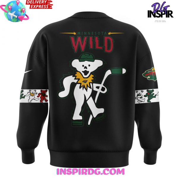 Minnesota Wild x Grateful Dead Night Special Edition Black Sweatshirt
