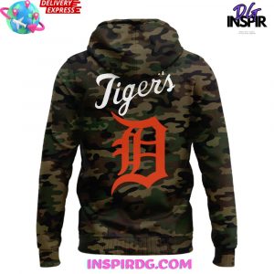 Detroit Tigers Salute To Service Army Hoodie