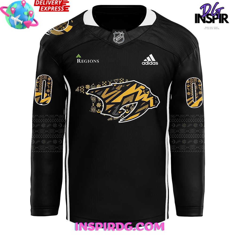 Nashville predators black jersey online