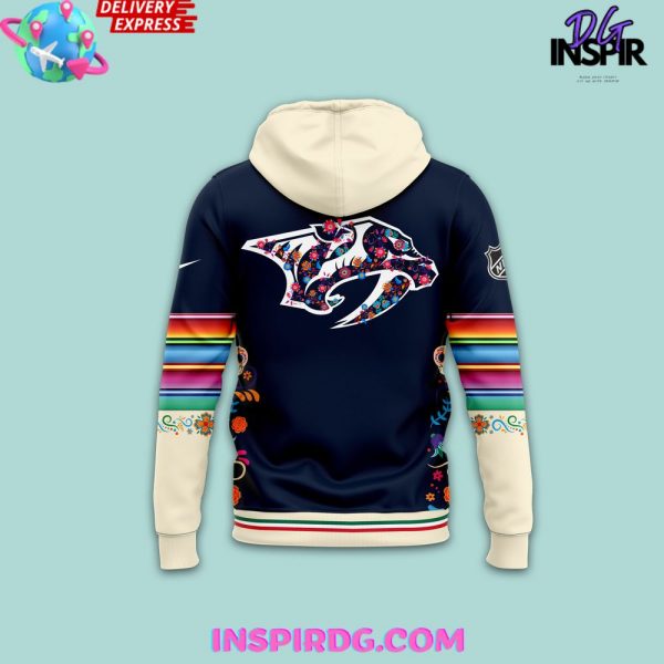 Nashville Predators Dia De Los Muertos 2024 Hoodie