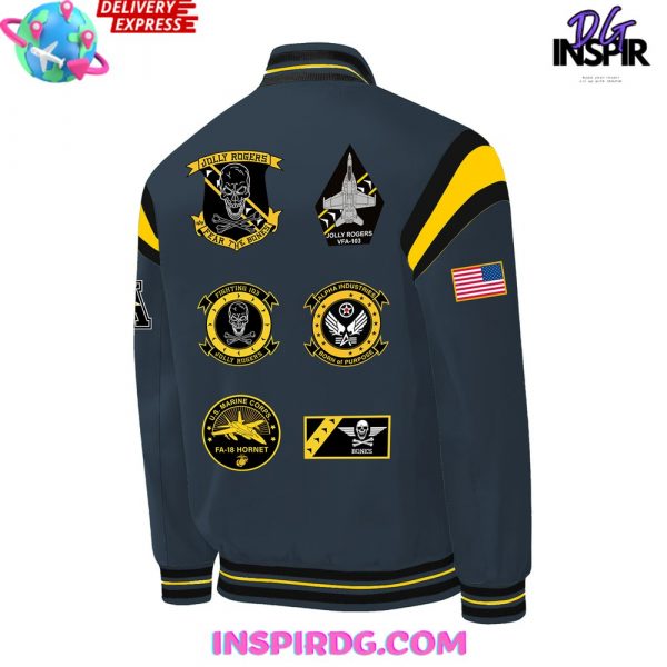 Navy Midshipmen Jolly Rogers Fear The Bones Limited Navy Jacket