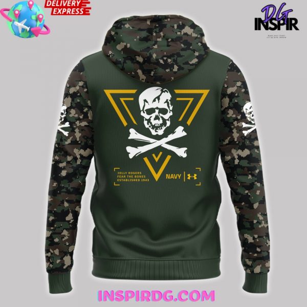 Navy Midshipmen Jolly Rogers Special Camo Hoodie