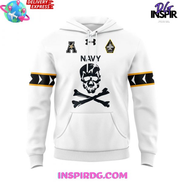 Navy Midshipmen Uniform Fear the Bones Special Hoodie