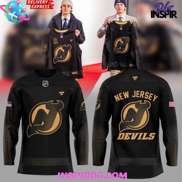 New Jersey Devils Military Appreciation Special Black Hockey Jersey