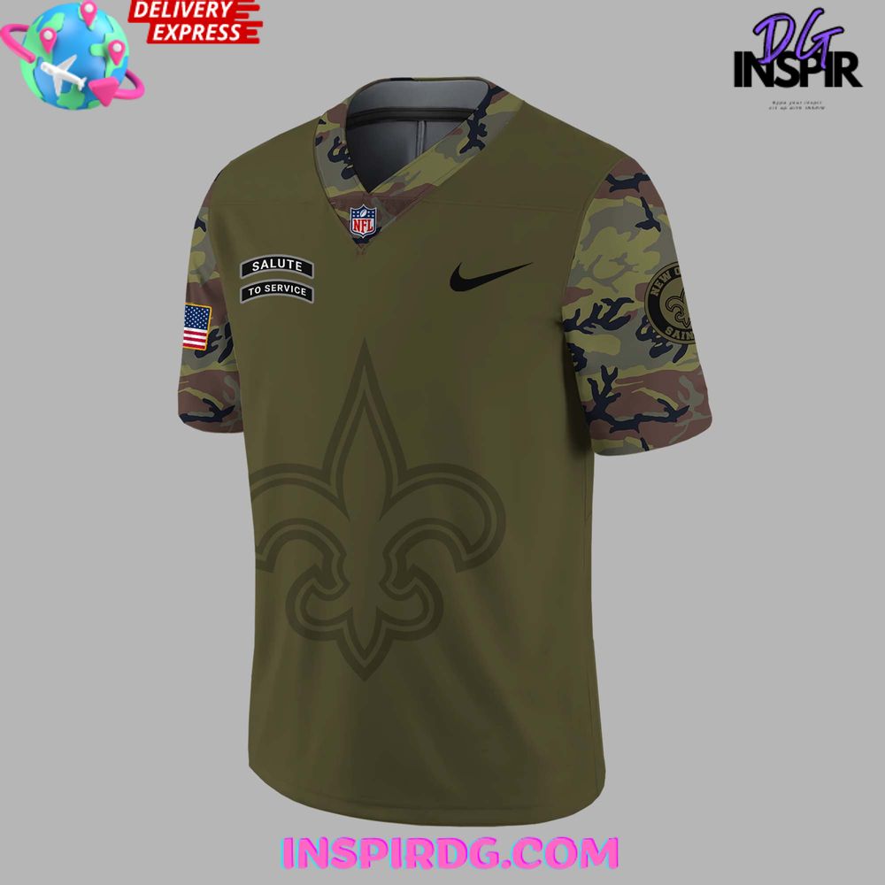 New orleans saints camouflage jersey hotsell