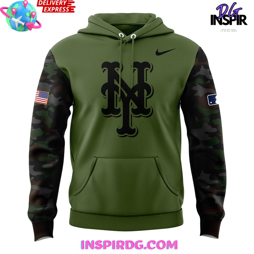 New York shops Mets Camouflage Veteran Hoodie