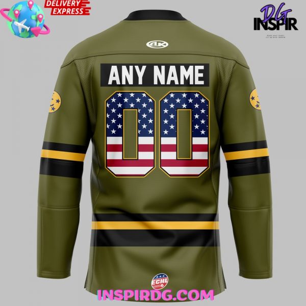 Norfolk Admirals Military Appreciation Special Hockey Jersey