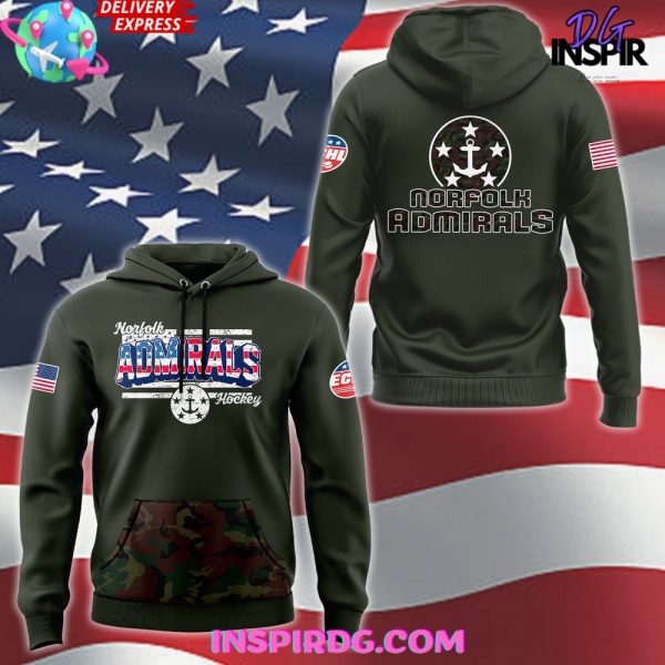 Norfolk Admirals Military Appreciation Special Hoodie