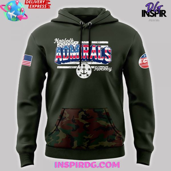 Norfolk Admirals Military Appreciation Special Hoodie