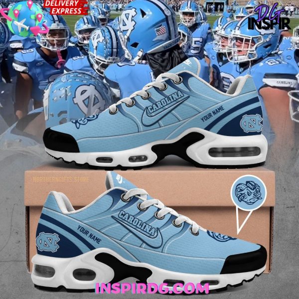 North Carolina Tar Heels Football Custom Nike Air Max Shoes