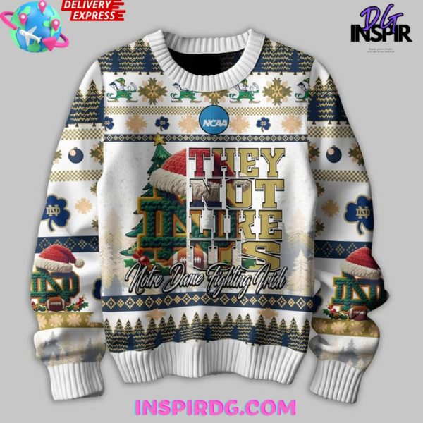 Notre Dame Fighting Irish Merry Christmas Ugly Sweater