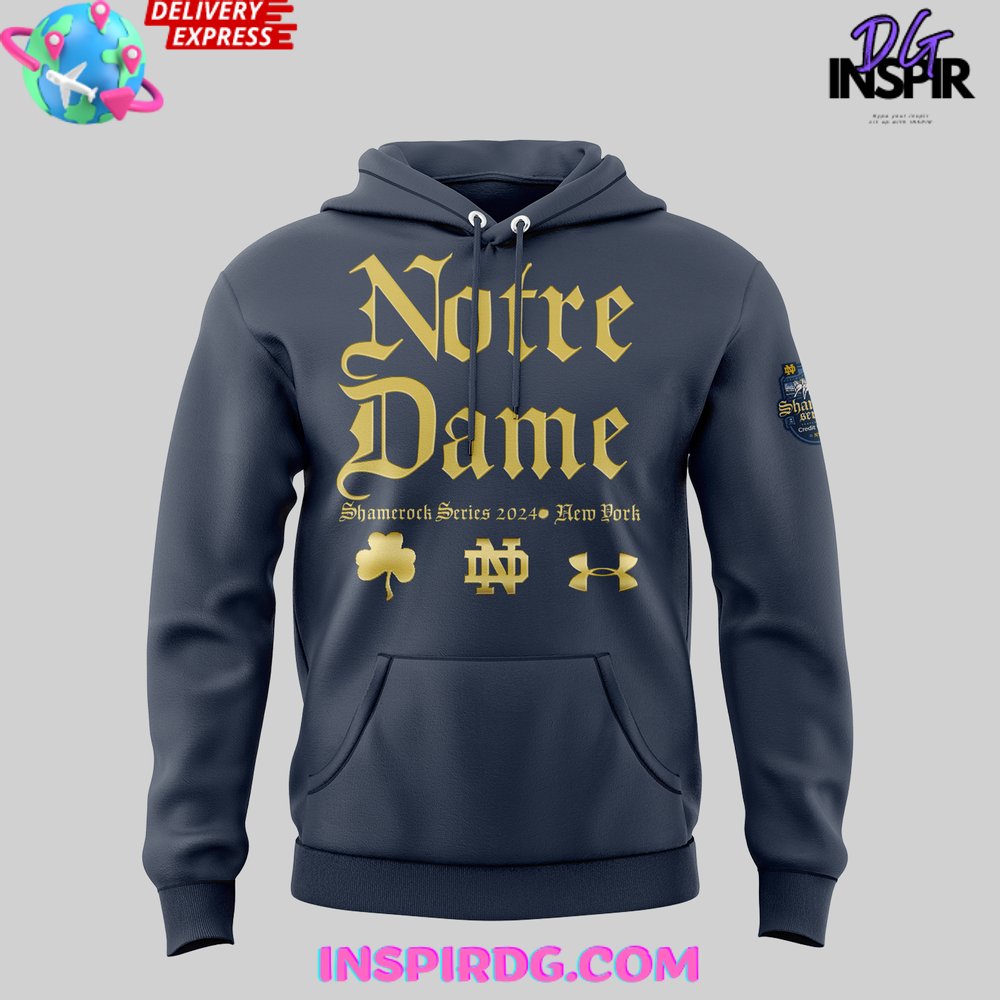 Notre Dame Football Shamrock Series 2024 Hoodie InspirDG