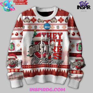 Ohio State Buckeyes Merry Christmas Ugly Sweater