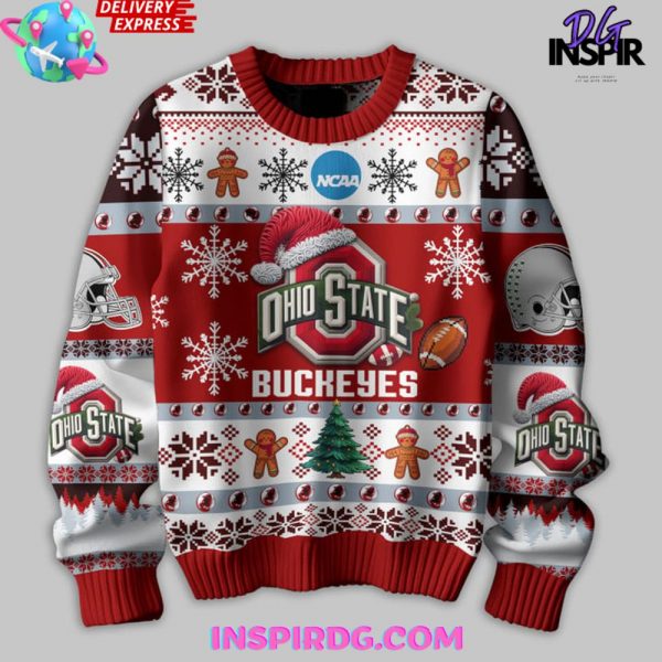 Ohio State Buckeyes Christmas Edition Ugly Sweater
