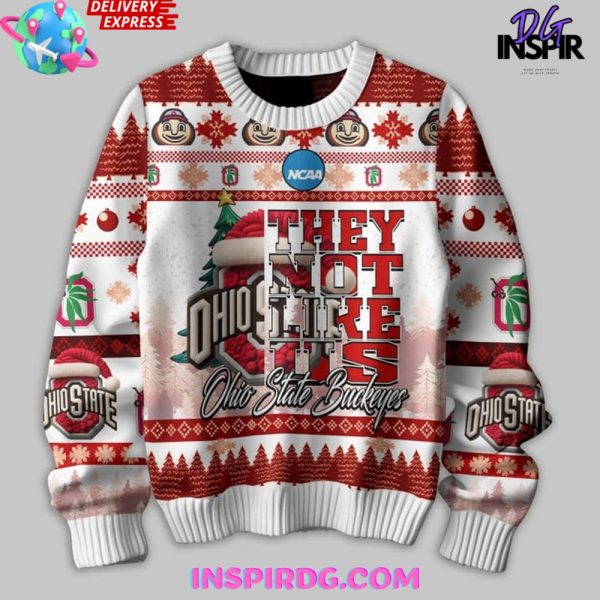 Ohio State Buckeyes Merry Christmas Ugly Sweater