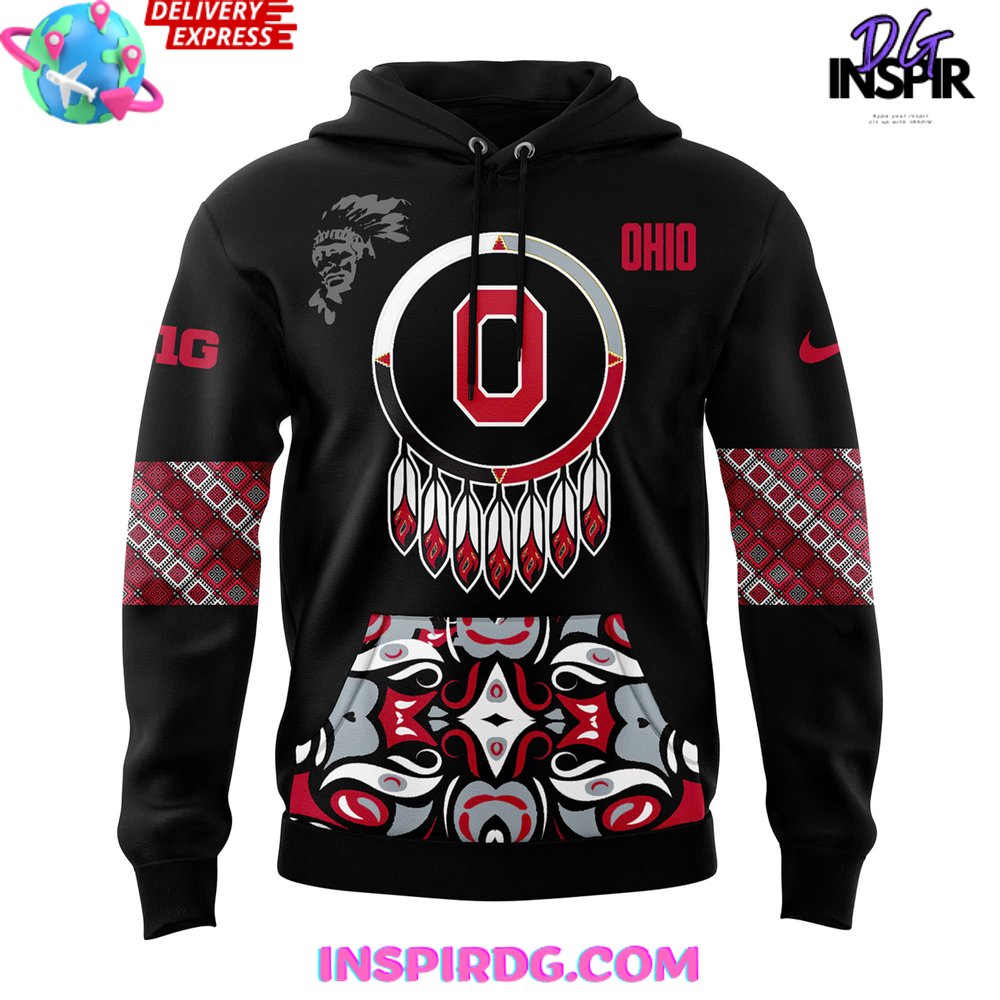 Ohio State Buckeyes Native American Heritage Special Hoodie InspirDG