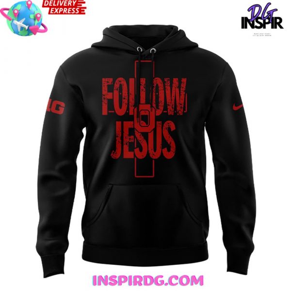 Ohio State Football Follow Jesus Black Hoodie