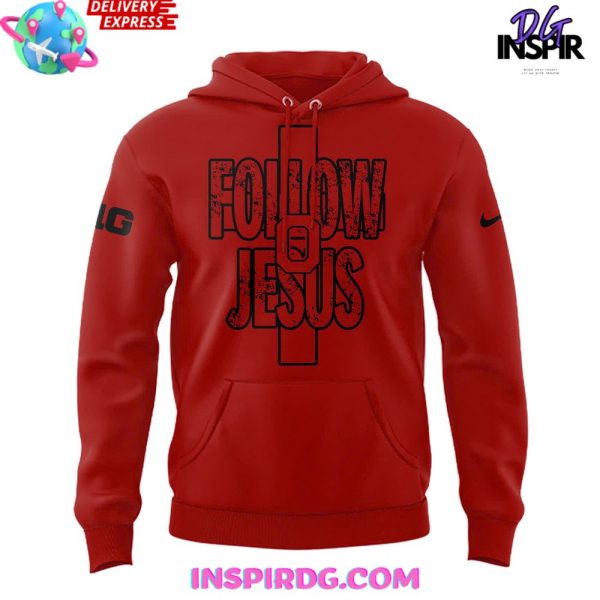 Ohio State Football Follow Jesus Red Hoodie