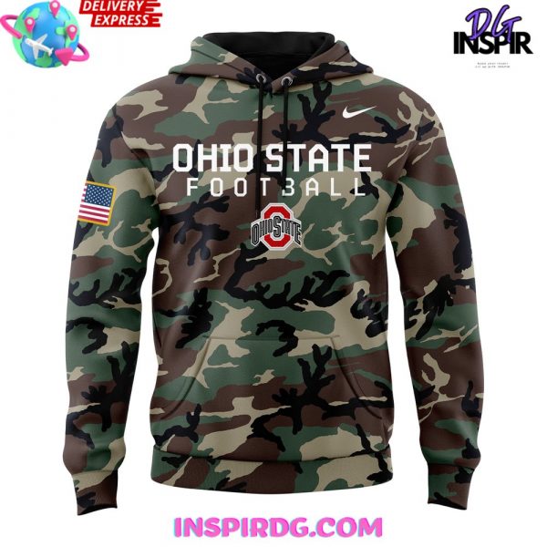 Ohio State Football Salute to Service Special Camo Hoodie