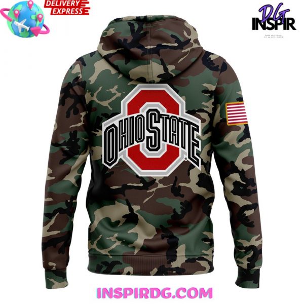 Ohio State Football Salute to Service Special Camo Hoodie