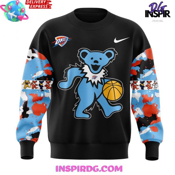 Oklahoma City Thunder x Grateful Dead Night Special Black Sweatshirt